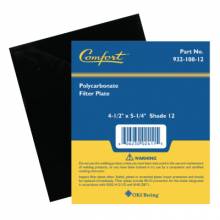 Comfort Eye Protection 932-108-12 Filter Plate Plast 4.5X5.25