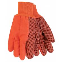 MCR Safety 9018DO Orange - Double Palm, Dot, Knit Wrist (1DZ)