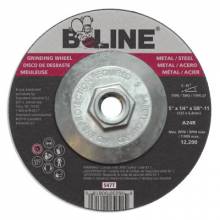 B-LINE ABRASIVES 903-547T 5 X 1/4 B-LINE T27 GRINDING WHEEL A24R 5/8-11(10 EA/1 PK)