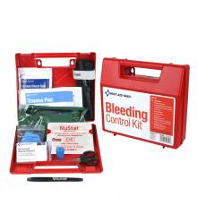 First Aid Only 91309 Bleeding Control Wall Station Single Kit -Deluxe