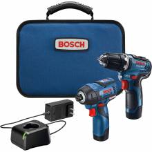 12V Max 2-Tool Combo Kit with 3/8 In. Drill/Driver, 1/4 In. Hex Impact Driver and (2) 2.0 Ah Batteries