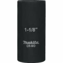 Makita A-96350 1‑1/8" Deep Well SAE Impact Socket, 1/2" Drive