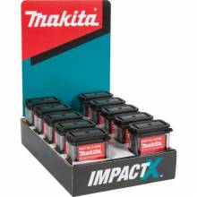 Makita A-97405-10 ImpactX™ #2 Square Recess 2″ Power Bit, 10 x 15/pk, Display