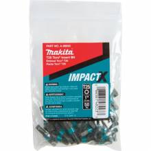 Makita A-98930 ImpactX™ T25 Torx® 1″ Insert Bit, 50/pk, Bulk