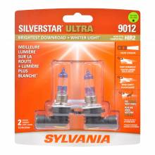 Sylvania Automotive Am4743808F1 Sylvania 9012 Silverstar Ultra Halogen Headlight Bulb, 2 Pack