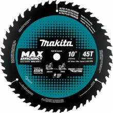Makita B-62103 10" 45T Carbide‘Tipped Max Efficiency Miter Saw Blade