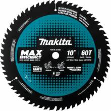 Makita B-66961 10" 60T Carbide‘Tipped Max Efficiency Miter Saw Blade