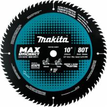 Makita B-66977 10" 80T Carbide‘Tipped Max Efficiency Miter Saw Blade