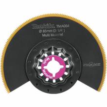 Makita B-67125 Starlock® Oscillating Multi‘Tool 3‘1/4" Bi‘Metal Round Segmented Saw Blade with Titanium Tooth Coating
