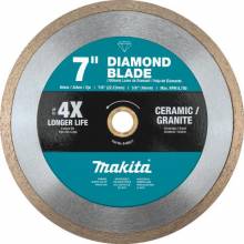 Makita B-69571 7" Diamond Blade, Continuous Rim, General Purpose