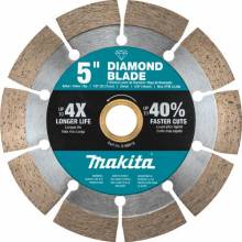 Makita B-69618 5" Diamond Blade, Segmented, General Purpose