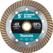 Makita B-69711 5" Diamond Blade, Turbo, General Purpose