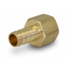 Everflow B26-0134  1" HOSE BARB x 3/4" FIP ADAPTER BRASS  (NOT FOR POTABLE USE)