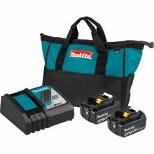 Makita BL1840BDC2 18V LXT® Lithium‘Ion Battery and Rapid Optimum Charger Starter Pack (4.0Ah)