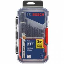 Bosch BL21A 21Pc Black Oxide Drill Bit Set
