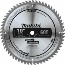 Makita D-65464 10" 60T Micro‘Polished Miter Saw Blade, Smooth Crosscutting
