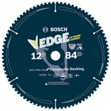 Bosch DCB1284CD EDGE 12'' 84T COMPOSITE DECKING CIRCULAR SAW BLADE