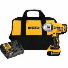 Dewalt DCF899P1  20V MAX* XR® High Torque 1/2 in Cordless Impact Wrench With Detent Pin Anvil Kit 