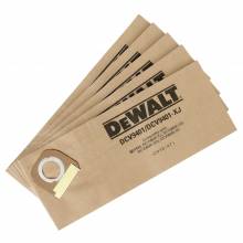 Dewalt DCV9401  Disposable Paper Liners for DCV585 Dust Extractor (5 PK)