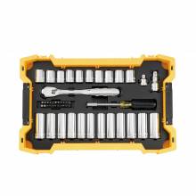 Dewalt DWMT45403  3/8 in and 1/2 in Mechanic Tool Set With ToughSystem® 2.0 Tray and Lid (85 pc)