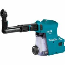 Makita DX08 Dust Extractor Attachment with HEPA Filter Cleaning Mechanism