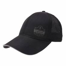 Ergodyne 12604 Chill-Its 8937 Performance Cooling Baseball Hat  (Black)