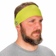 Ergodyne 12703 Chill-Its 6634 Cooling Headband - Performance Knit  (Lime)