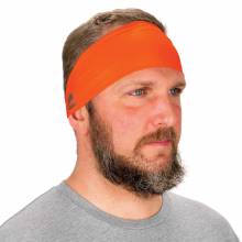 Ergodyne 12704 Chill-Its 6634 Cooling Headband - Performance Knit  (Orange)