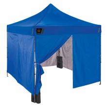 Ergodyne 12977 SHAX 6053 Enclosed Pop-Up Tent Kit - Includes 1 Tent and 4 Sidewalls - 10ft x 10ft  (Blue)