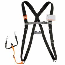 Ergodyne 19188 Squids 3138 Padded Barcode Scanner Harness + Lanyard for Mobile Computers S (Black)