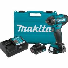 Makita FD10R1 12V max CXT® Lithium‘Ion Cordless 1/4" Hex Screwdriver Kit