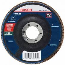 Bosch FD29450120 4-1/2 X 7/8 TYPE 29 ZIRCONIA FLAP DISC Z 120 GRIT FOR FINISHING/BLENDING  (BULK)