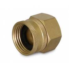 Everflow G38S-3434  3/4" FH x 3/4" FIP SWIVEL ADAPTER BRASS GARDEN HOSE FITTING (NOT FOR POTABLE USE)