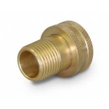 Everflow G41S-3414  3/4" FH x 1/4 MIP SWIVEL ADAPTER BRASS GARDEN HOSE FITTING (NOT FOR POTABLE USE)
