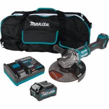 Makita GAG10M1 40V max XGT® Brushless Cordless 7" / 9" Paddle Switch Angle Grinder Kit, with Electric Brake, AWS® Capable (4.0Ah)