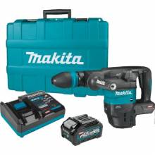 Makita GMH01M1 40V max XGT® Brushless Cordless 15 lb. SDS‑MAX AVT® Demolition Hammer Kit, AWS® Capable (4.0Ah)