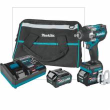 Makita GWT07D 40V max XGT® Brushless Cordless 4‑Speed Mid‑Torque 1/2" Sq. Drive Impact Wrench Kit w/ Friction Ring Anvil (2.5Ah)