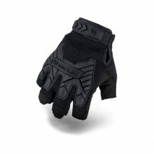 Iron Clad IEXT-FIBLK Tactical Fingerless Impact Glove Black