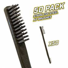 50 Pack Stainless Steel Ap Brushes