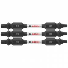 Bosch ITDESQ22503 IMPACT TOUGH DOUBLE-ENDED SQUARE #2 2.5" 3PK