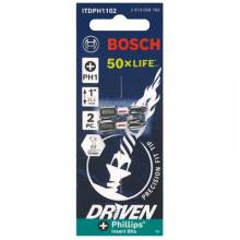 Bosch ITDPH1102 DRIVEN IMPACT PH1 1" 2PK