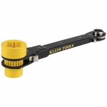 Klein Tools KT155HD 6-in-1 Lineman's Ratcheting Wrench, Heavy-Duty