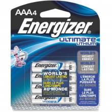 AbilityOne L92Bp4 Energizer Ultimate Lithium Aaa Batteries - Aaa - Lithium (Li) - 1.5 V Dc - 4 / Pack