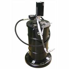 American Lube LP2100-1-B 3:1 Portable Oil Dispenser for 16-Gallon Drums with Platform Dolly