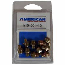 American Lube M10-001-10 10 Piece M10-001 Grease Fitting Display Pack