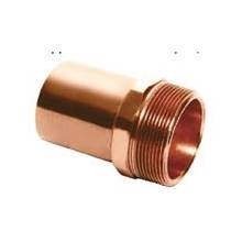Everflow PFMA0100 1 Copper Male Adapter, FTG x MPT, 1'' x 1''