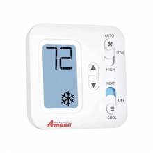 Goodman-Amana PHWT-A150H Thermostat, Wired, Non-Programmable, 45 to 90 degF