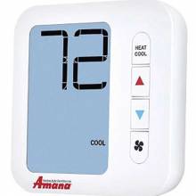 Goodman-Amana PHWT-A200 Thermostat, Wired, Programmable, 45 to 90 degF, +/-1 degF
