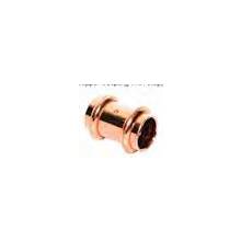 Everflow PPRC0112 1.5 Copper Coupling w/Stop, P x P, 1-1/2'' x 1-1/2''