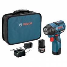 Bosch PS82-02 12V Max Brushless 3/8" Impact Wrench Kit w/ (2) 2 Ah Batteries